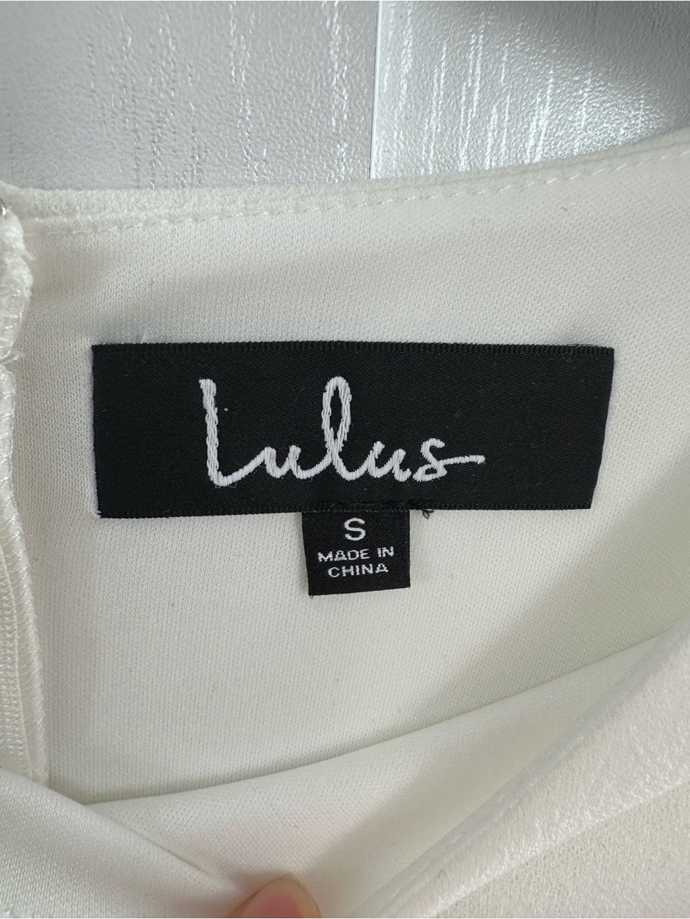 Lulus Forever Classy White Long Sleeve Ruffled Mini Dress White - Size S - Picture 4 of 5
